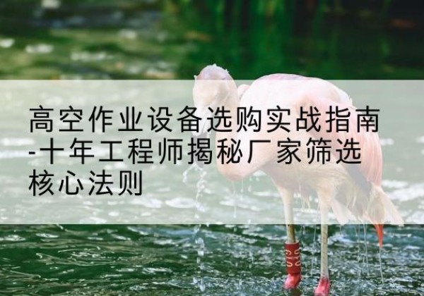 天元剪叉式升降机厂家-高空作业设备选购实战指南-十年工程师揭秘厂家筛选核心法则