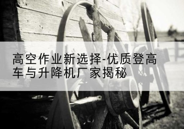 天元登高车厂家-高空作业新选择-优质登高车与升降机厂家揭秘